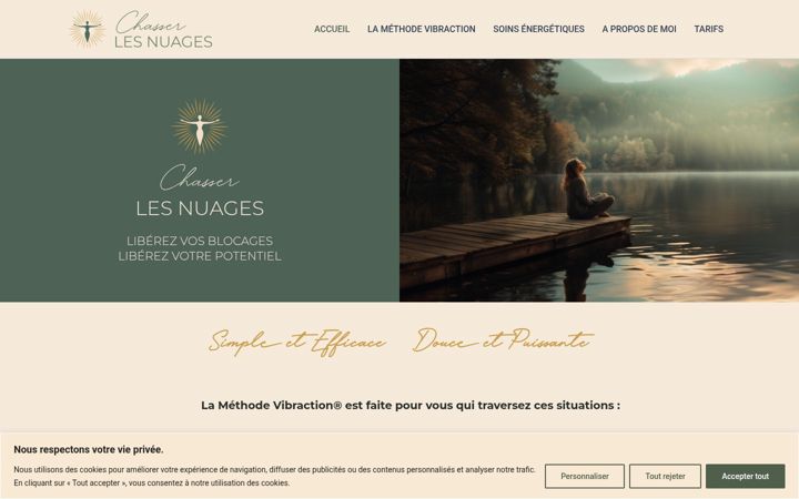 Screenshot of chasserlesnuages.com