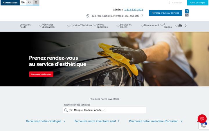 Screenshot of chassetoyota.com