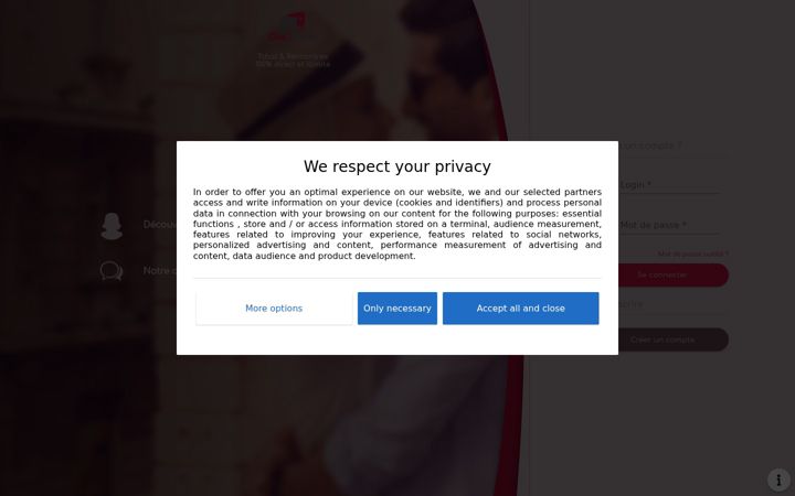 Screenshot of chat2poche.com