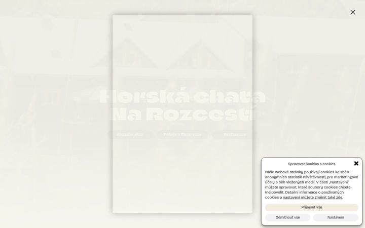 Екранна снимка на chata-narozcesti.cz
