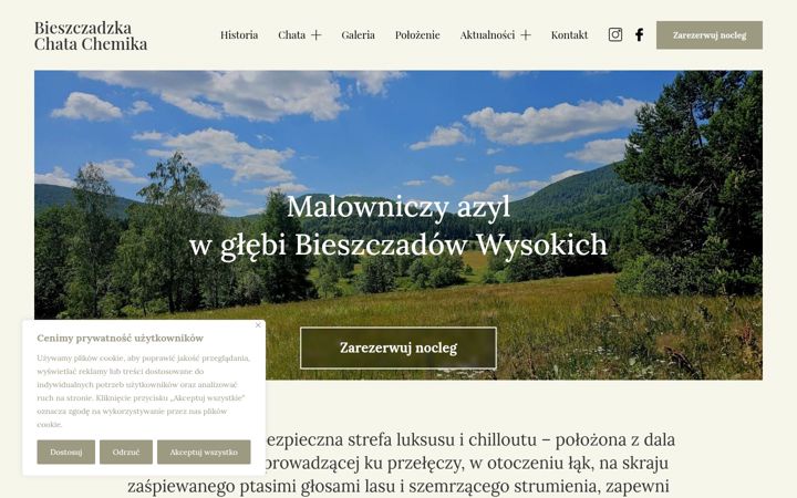 Screenshot von chatachemika.pl