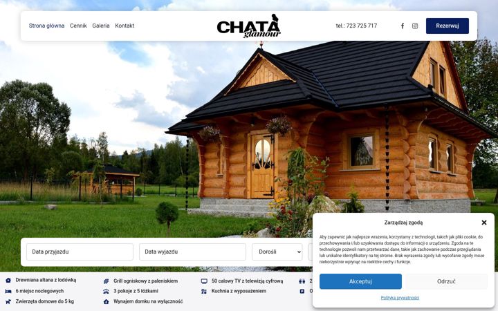 Screenshot von chataglamour.pl