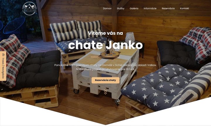 Captura de pantalla de chatajanko.sk