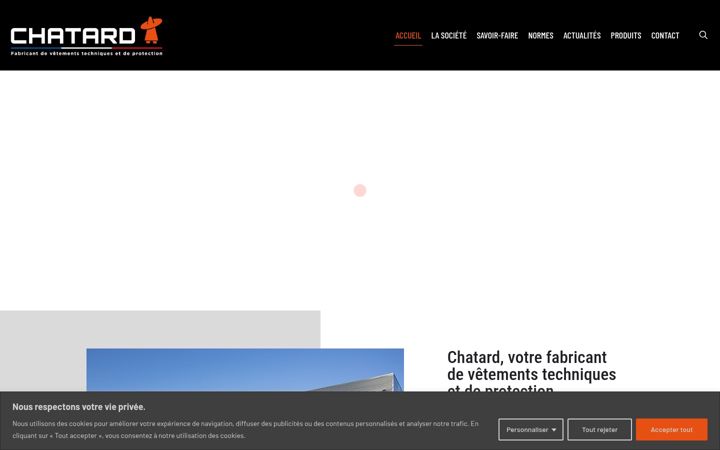 Screenshot of chatard-france.com