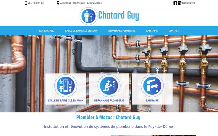 Skjermbilde av chatard-plomberie.fr