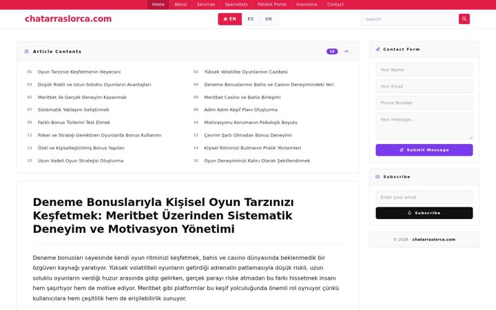 Screenshot of chatarraslorca.com