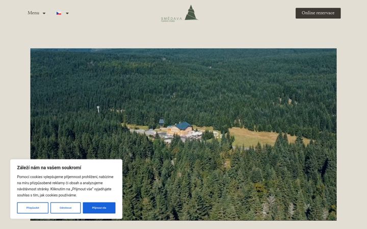 Captura de ecrã de chatasmedava.cz
