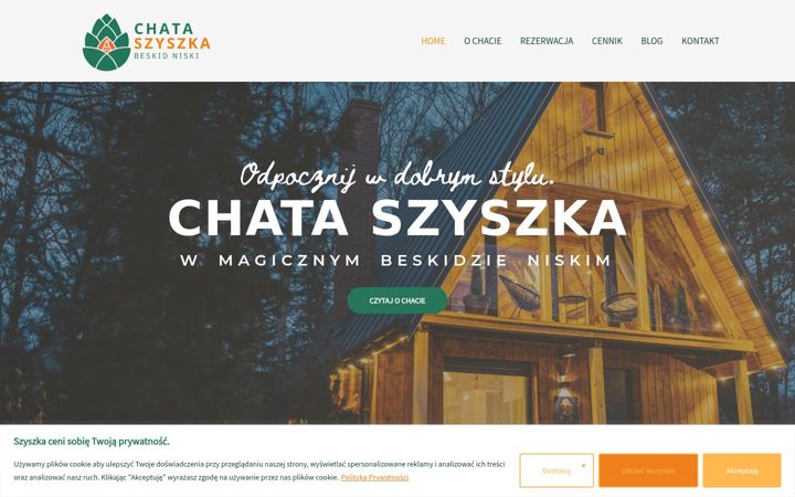 Screenshot von chataszyszka.pl