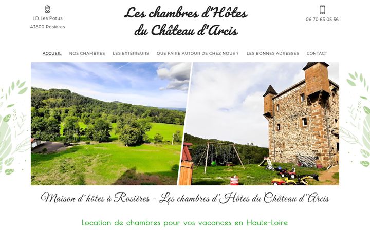 Skjermbilde av chateau-arcis.fr