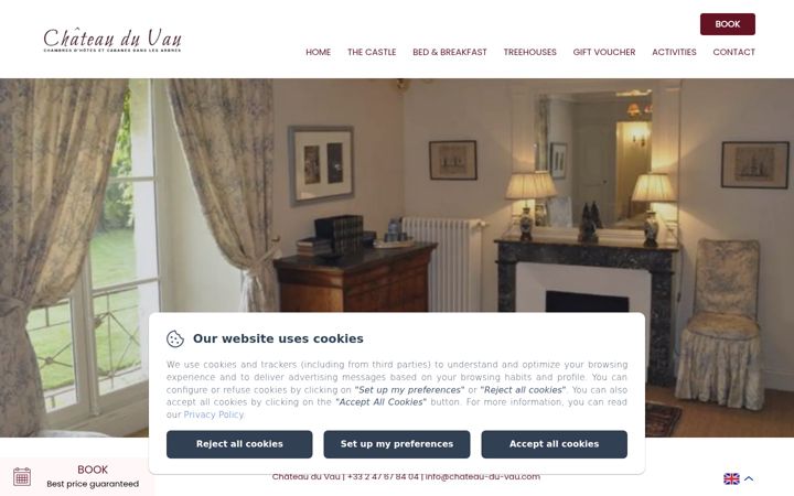Screenshot of chateau-du-vau.com