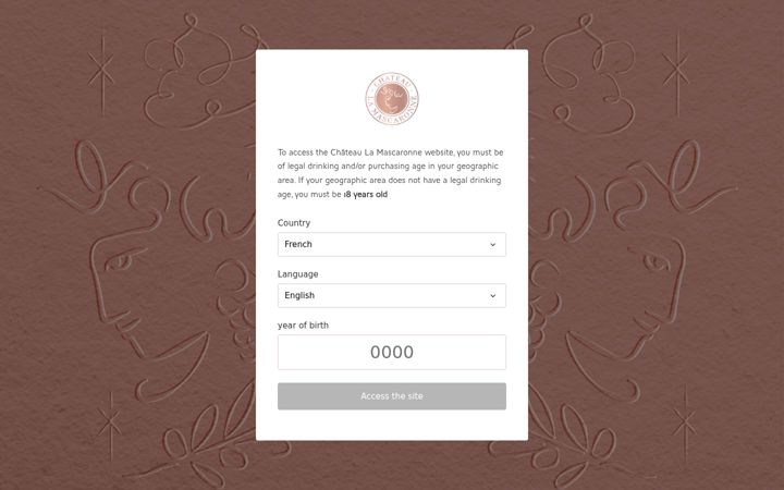Screenshot of chateau-lamascaronne.com