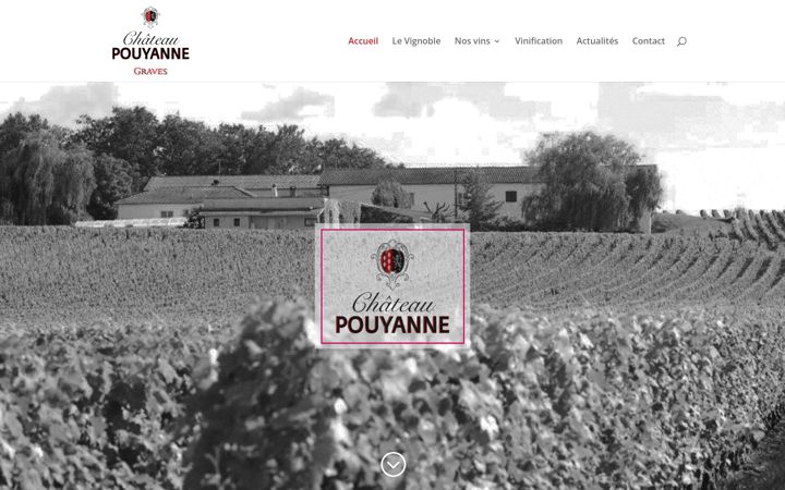 Screenshot of chateau-pouyanne.com