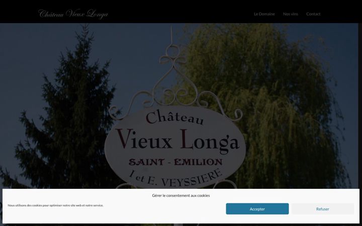 Zrzut ekranu chateau-vieux-longa.fr