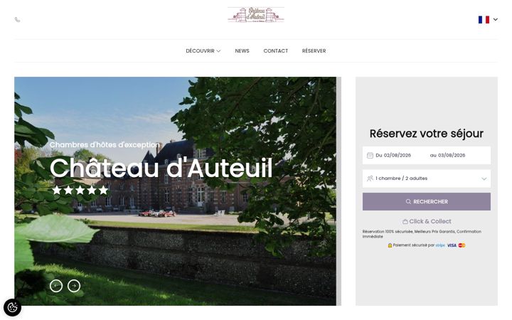 Screenshot of chateaudauteuil.com