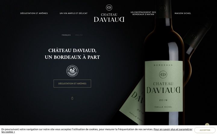Képernyőkép: chateaudaviaud.fr