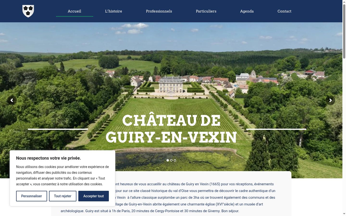 Screenshot tal-banner tal-kunsens muri qabel kwalunkwe interazzjoni