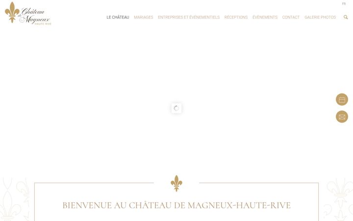 Screenshot of chateaudemagneux.com