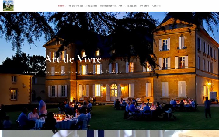 Screenshot of chateaudemonboucher.com