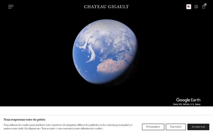 Screenshot of chateaugigault.com