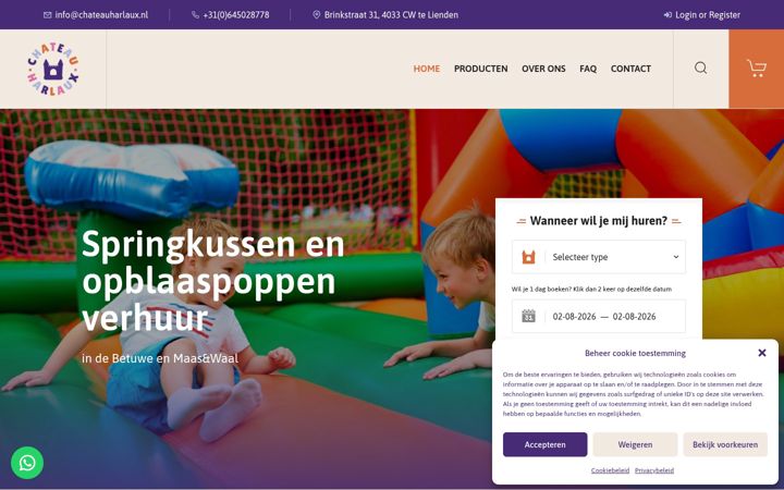 Ekrano kopija chateauharlaux.nl