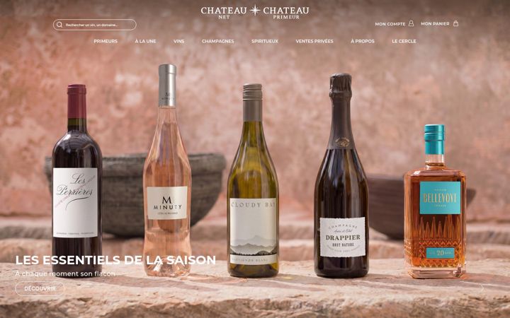 Screenshot of chateaunet.com
