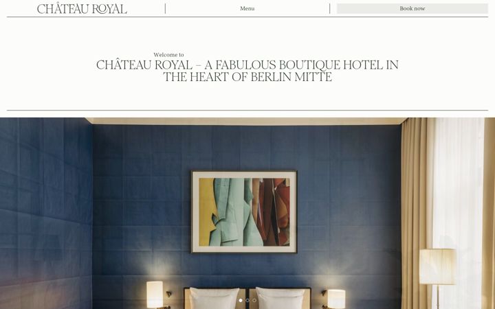 Screenshot of chateauroyalberlin.com