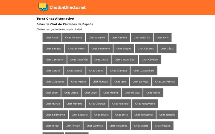 Skærmbillede af chatendirecto.net