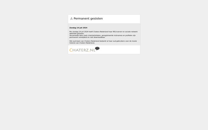 Screenshot of chaterz.nl