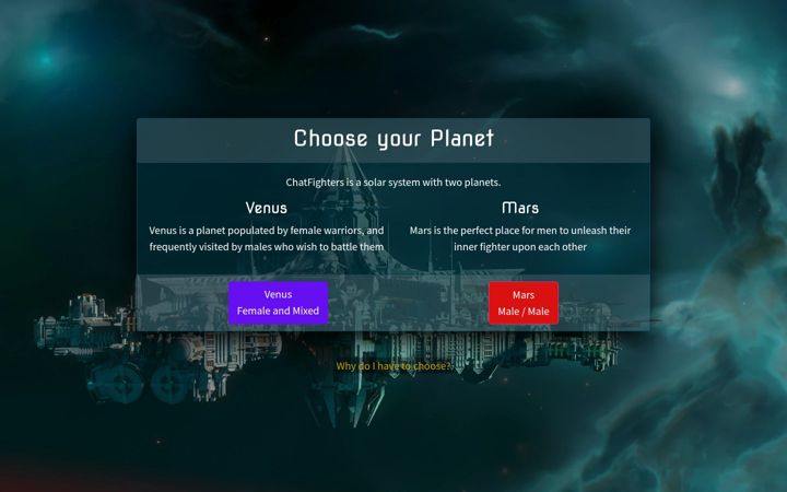 Screenshot of chatfighters.com