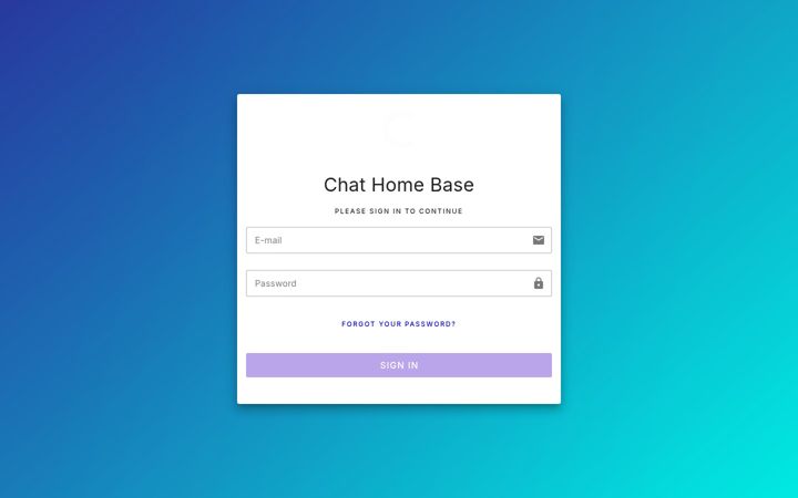 Screenshot of chathomebase.com