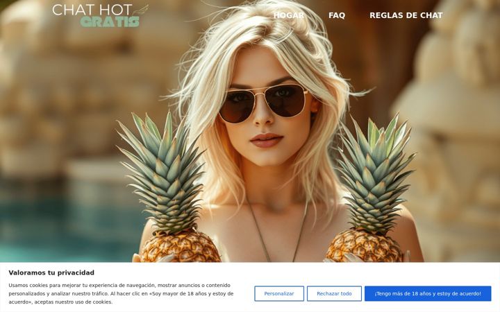 Screenshot of chathotgratis.com