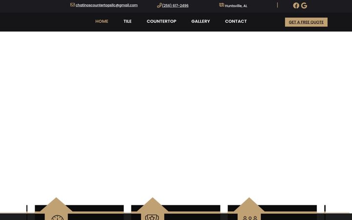 Screenshot of chatinoscountertopsllc.com