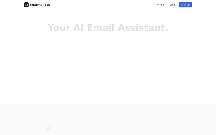 Screenshot of chatmailbot.com