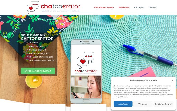 Snímek obrazovky chatoperator.eu