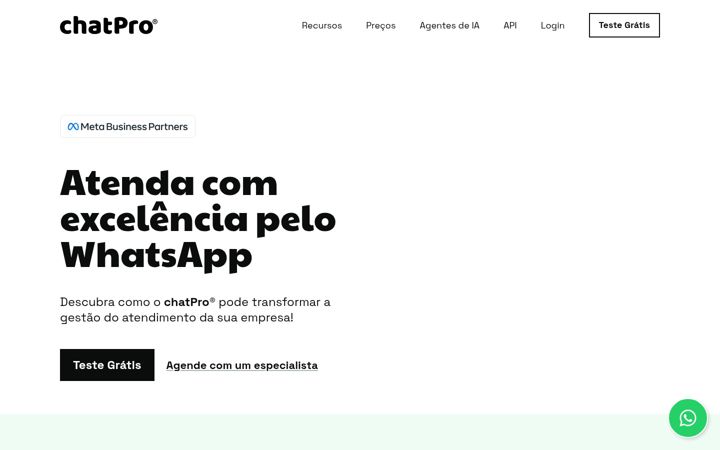 Skærmbillede af chatpro.com.br