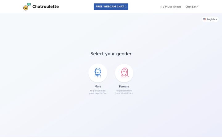 Screenshot of chatroulette.club