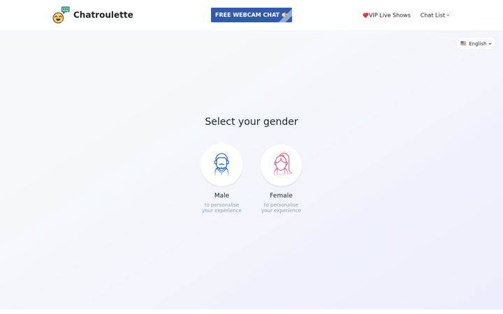 Screenshot of chatroulette.red