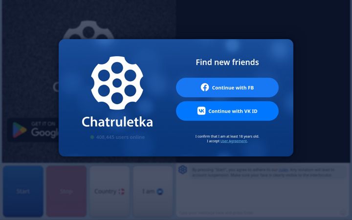 Screenshot of chatruletka.com