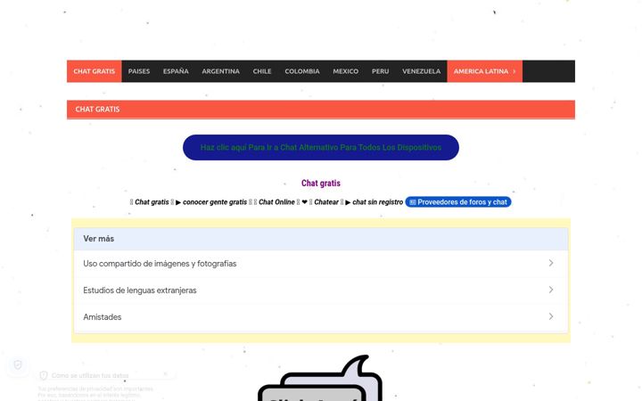 Skærmbillede af chats-gratis.net