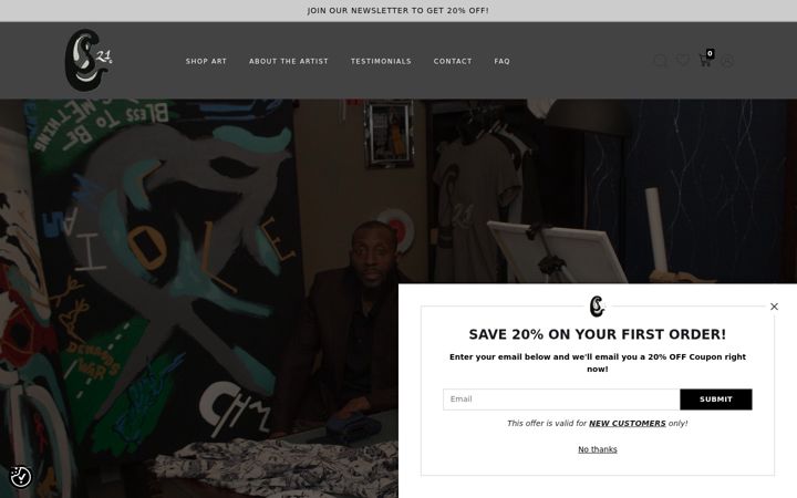 Screenshot of chats21.com