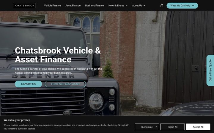 Screenshot von chatsbrook.co.uk