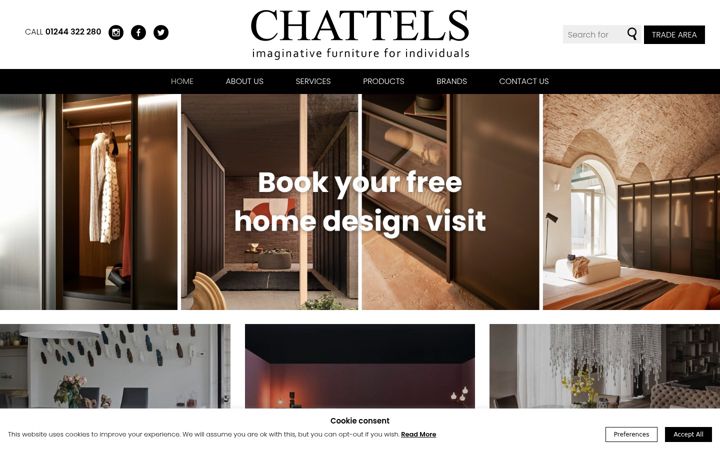 Screenshot von chattels-designerfurniture.co.uk