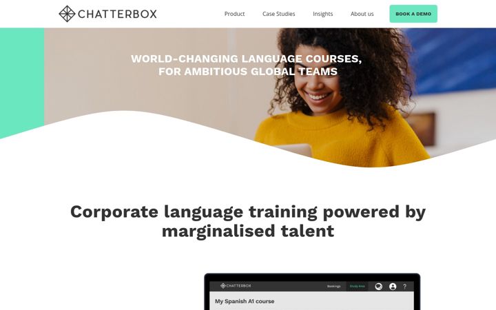 Skærmbillede af chatterbox.io