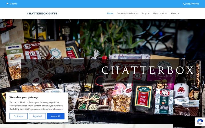 Skærmbillede af chatterboxgifts.net