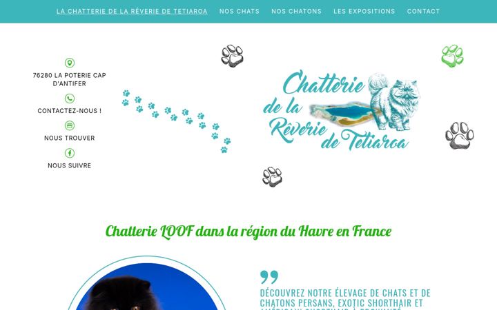 Skjámynd af chatterie-de-la-reverie-de-tetiaroa.fr