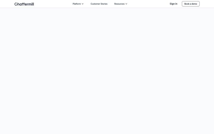 Screenshot of chattermill.com