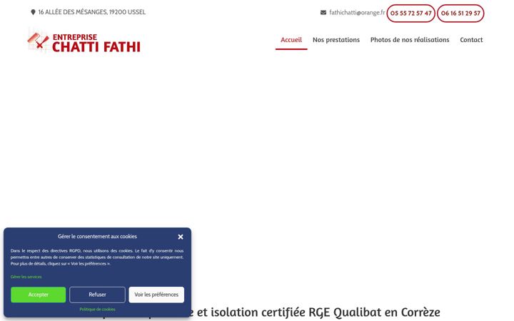 Skjámynd af chatti-fathi.fr