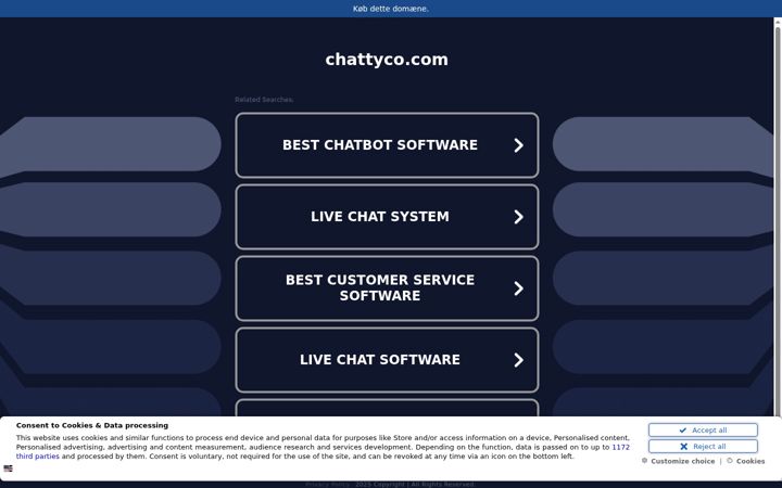 Screenshot of chattyco.com