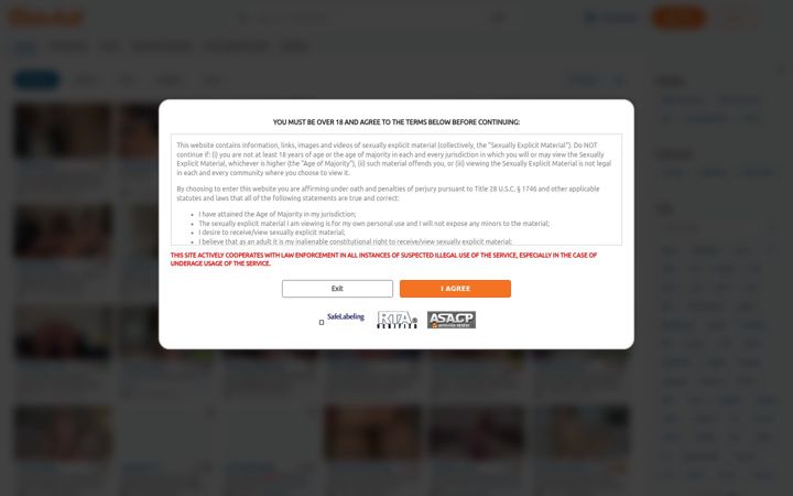 Screenshot stránky chaturbate.com
