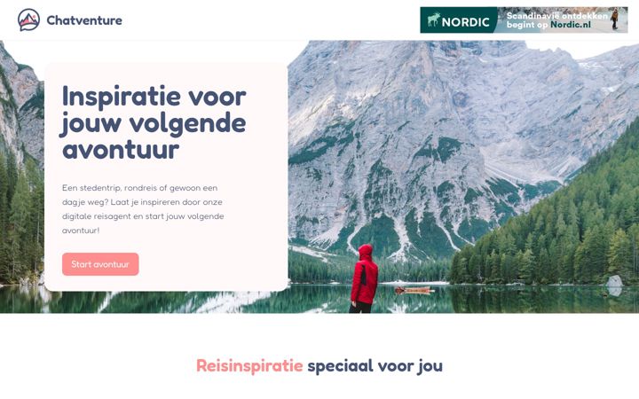 Ekrano kopija chatventure.nl